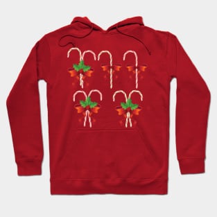 Candy Canes with Bow Hoodie